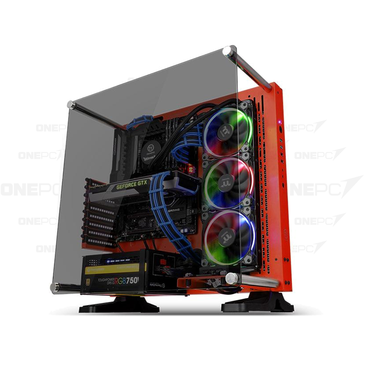 THERMALTAKE CORE P3 TEMPERED GLASS RED EDITION